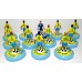 Subbuteo Andrew Table Soccer Brazil 1982 World Cup Team on WSB Professional bases